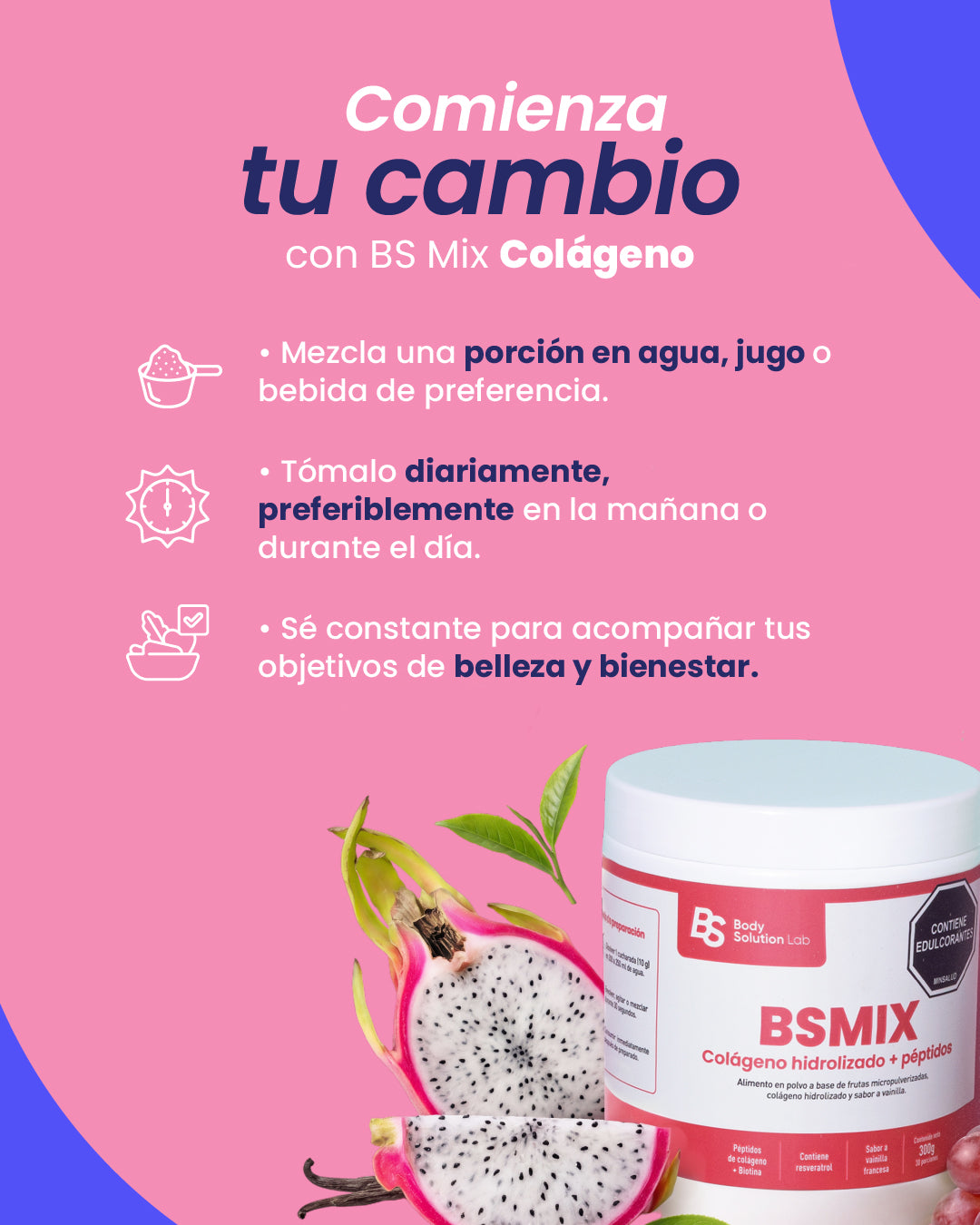 BSmix Colágeno Beauty 300g